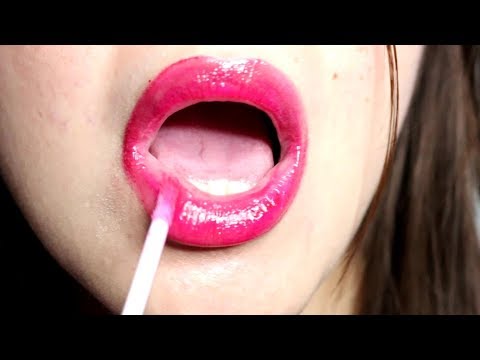 ASMR Layers of Lipgloss Application