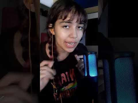 asmr - te falando curiosidades!! #asmr #visualtingle #relax #tapping
