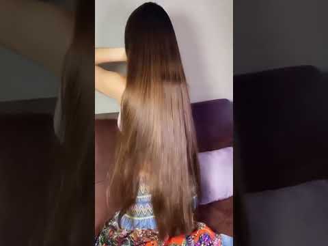 Hair play #asmr #longhair #silkyhair #longhai #longhairasmr