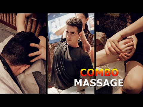 ASMR: HO PROVATO il MASSAGGIO CINESE COMBO! Gambe - Piedi - Cervicale Schiena e Testa