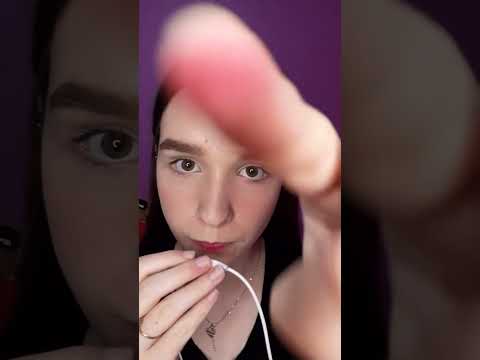 ASMR sons de boca e toquinhos na tela