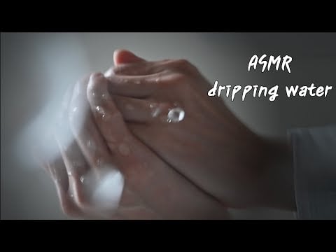 ASMR 눈 건드리고 물방울 떨어뜨리기 [dripping water]