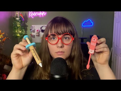 ASMR Unprofessional Doctor Gives You an Exam (fast paced)