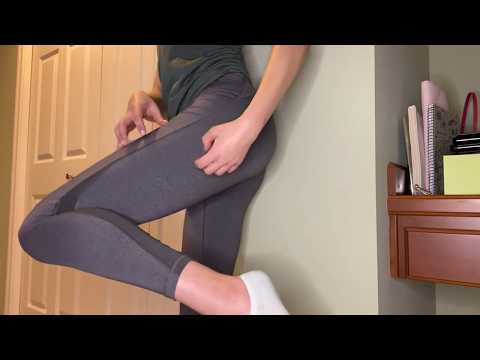 ASMR GREY LEGGING SCRATCHING
