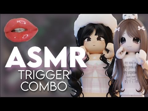 Roblox ASMR ★@dreamysaasmr Comfort Triggers ✨Inaudible & Layered Mouth Sounds and Sticky Tapping 🥰💤