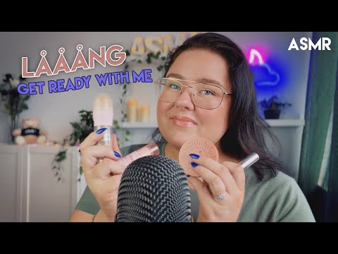 ASMR 💄 Lååång Get Ready With Me (perfekt att ha i bakgrunden)