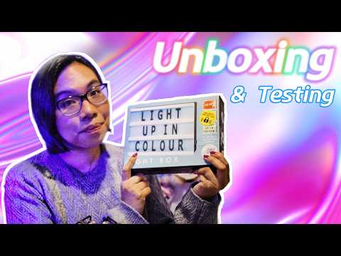 ASMR UNBOXING AND TESTING MY NEW LIGHTS (Soft Spoken Ramble) 💡🌈