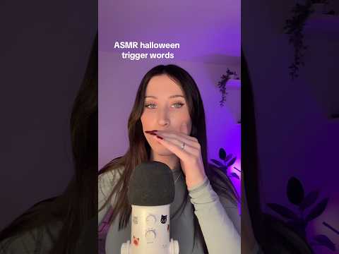 Halloween Trigger Words ASMR #asmr #asmrsounds #asmrtingles