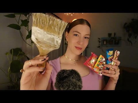 ASMR 🍭 Mouth Sounds With Tingly Visual Triggers, Personal Attention [Rainy & Delay Versions]