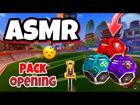 ASMR Français PACK OPENING sur ROCKET LEAGUE et game en ranked 😴😴