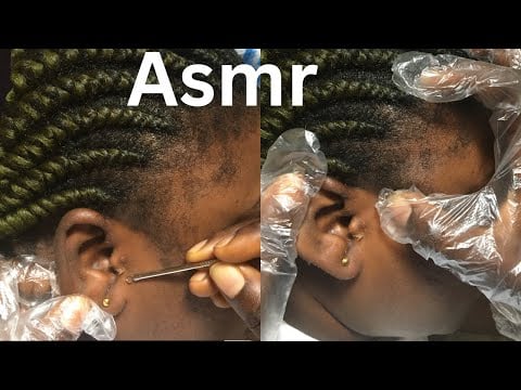 Super Attentive Ear Cleaning Asmr #satisfying #oddlysatisfying #earcleaning