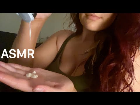 ASMR | Lotion, Wet Mouth Sounds, Hand Movements