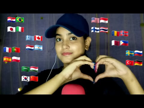 ASMR *I Love You* in 30+ Different Languages with Tingly Mouth Sounds