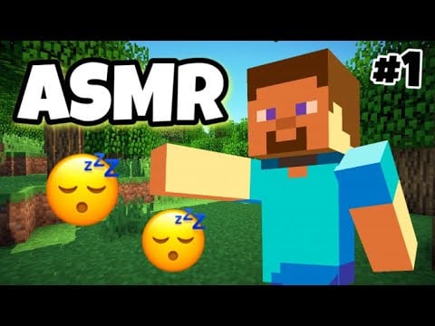 ASMR Français Minecraft / le début d’une nouvelle aventure 😴 (chuchotements et clavier souris) #1