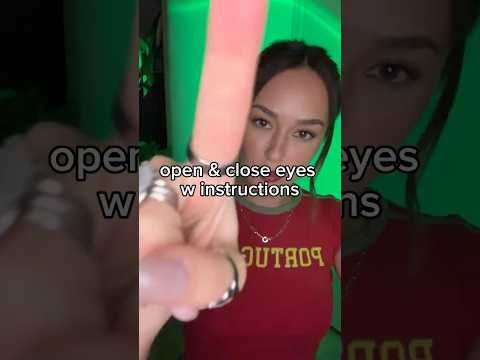 open/close your eyes #fastasmr #fastandaggressiveasmr #asmr #asmrsounds #tingles #triggersforsleep