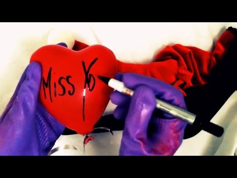 RUBBER GLOVES with BALLOON  💜😎The JOKER😈 HA HA HA