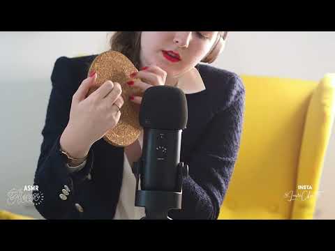 ASMR TAPPING ON CORK with acrylic fake nails 💅 no talking