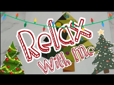 LO-FI ASMR TRIGGERS: CHRISTMAS 🎄TREE STICKER PUZZLE #115