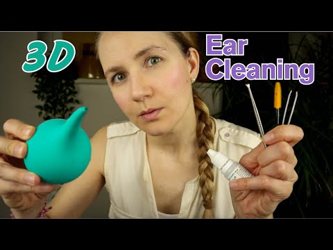 ASMR Binaural Ear Cleaning 👂🧼 Getting something out of Your Ear 🙊