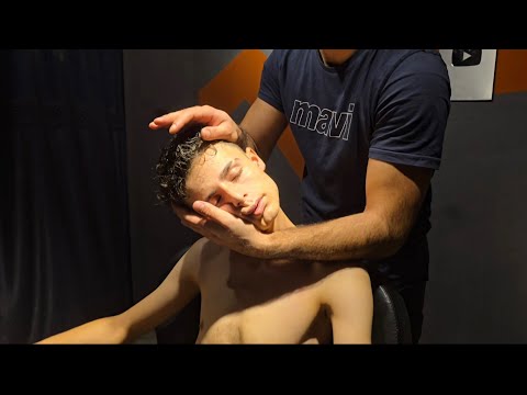 PERFECT NECK AND BODY MASSAGE ASMR SLEEP VIDEO