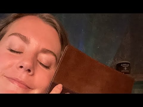 Live asmr triggers and Bible whispering