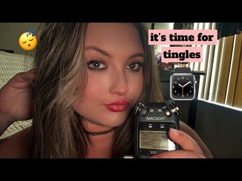 Tascam ASMR~Inaudible trigger words, Gibberish/Anticipatory, + some tingly random triggers 