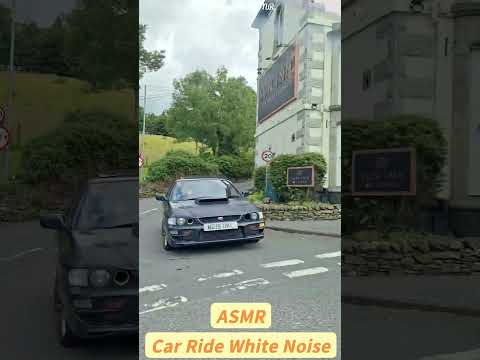 ASMR Travel With Me - Car Ride White Noise 🚗🌳 #asmrtravel #whitenoise #asmrshorts #travel