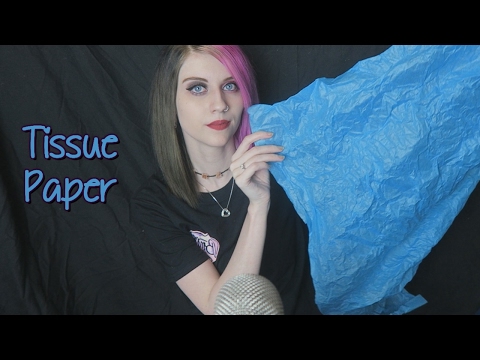 ]BINAURAL ASMR] Crinkling & Ripping Tissue Paper!