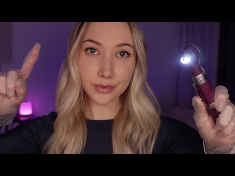 ASMR Detailed Cranial Nerve Exam, Relaxing Doctor Roleplay | Eyes, Ears, Facial Nerve Tests