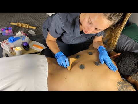 No Talking ASMR | Most Relaxing Clinical Back Massage with Unique Sensory Sound, Back Relief Session