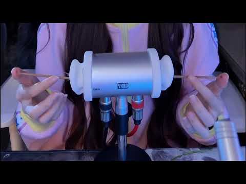 ASMR Ear Spa Session: Tuning Fork, Aloe Gel & Head Care for Deep Sleep / 4HR (No Talking)