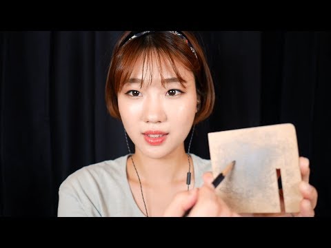 [ASMR] 한시간 노토킹 ASMR 시리즈 #3 나무판 글씨쓰시 | 한노시