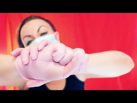 ASMR: nitrile gloves and snaps