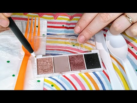 Plastic Tapping & Makeup Destroying ASMR {No Talking - Elf Eyeshadow}