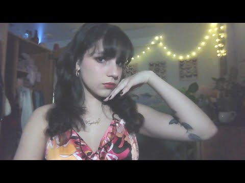 ASMR ༺୨♡︎୧༺ rambling and doing random triggers