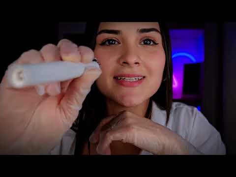 ASMR 1 hora Roleplay Médico | Exame de TDAH, olhos e Pele ✨️