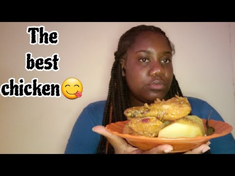 spicy chicken mukbang asmr so delicious 😋