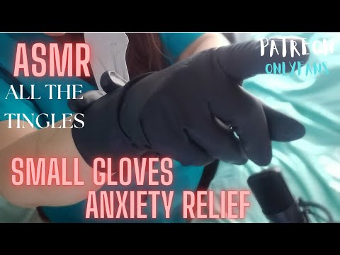 [ASMR[  SMALL GLOVES STRESS RELIFE , SOOTHING SOUNDS , TENDER INURSE RELAXES YOU PERSONAL ATTENTION