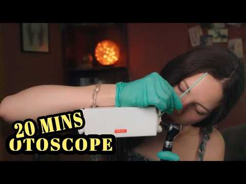 Ear ASMR 20 Mins Of OTOSCOPE Inspection For Sleep