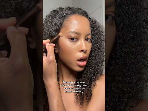 How to INSTANTLY lift your face using only concealer! #makeup #beautytiips #insecurities #concealer