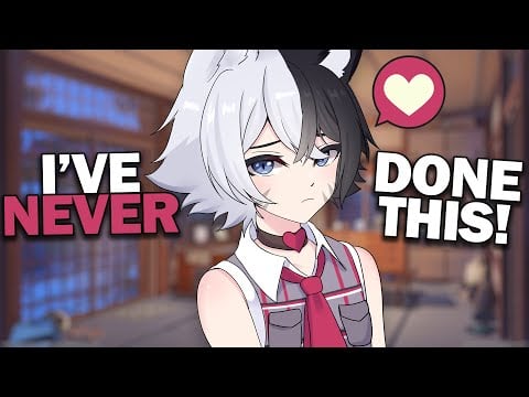 Shy Femboy Roommate FINALLY Opens Up While Brushing Your Hair ASMR 💗
