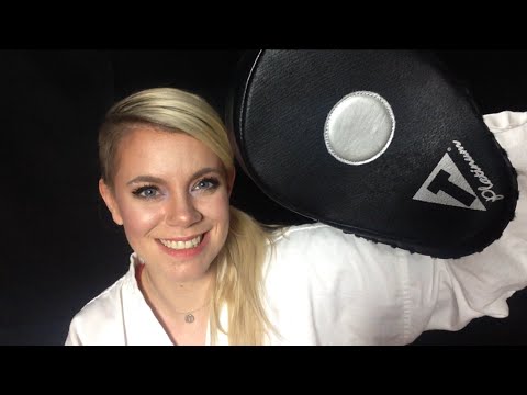 ASMR Roleplay - Crinkly Karate Knuckles (Glove Sound Happiness At the End!)