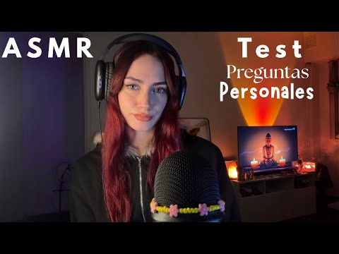 ASMR TEST Preguntas Personales ✮⋆˙🎧 ⋆˙⟡