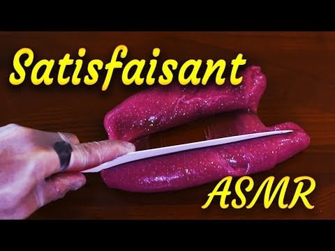 😍 Asmr satisfaisant  Slime et Pâte et Chuchotement 😍