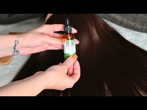 ASMR | Soothing Hair Brushing and Scalp Treatment | No Talking #asmr