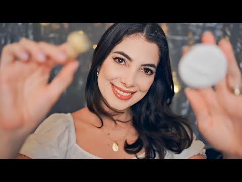 ASMR MAQUIANDO VOCÊ NOIVA | Sweet Carol