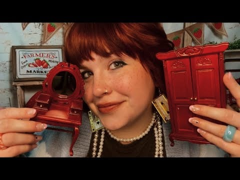 ASMR Fairy Furniture Store 🧚‍♀️🛏️🪞(Irish accent, whimsical roleplay, tingly minatures)