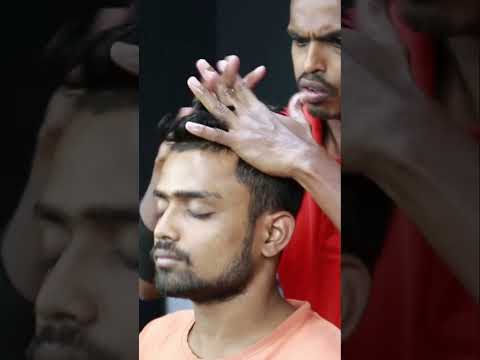 Your Fev Strong Wrist Barber Doing Strong Head And Body Massage ASMR #shorts #strongwristbarber