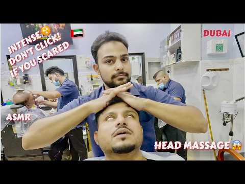 ASMR 😱 $6.81 Abdullah's Pain or Pleasure Massage in Dubai 🇦🇪 | I Saw Stars! 🌟🤯