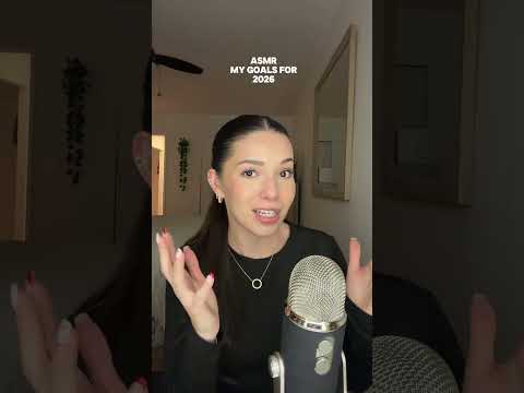 ASMR MY GOALS FOR 2026 ✨ #asmr #ramble #newyear